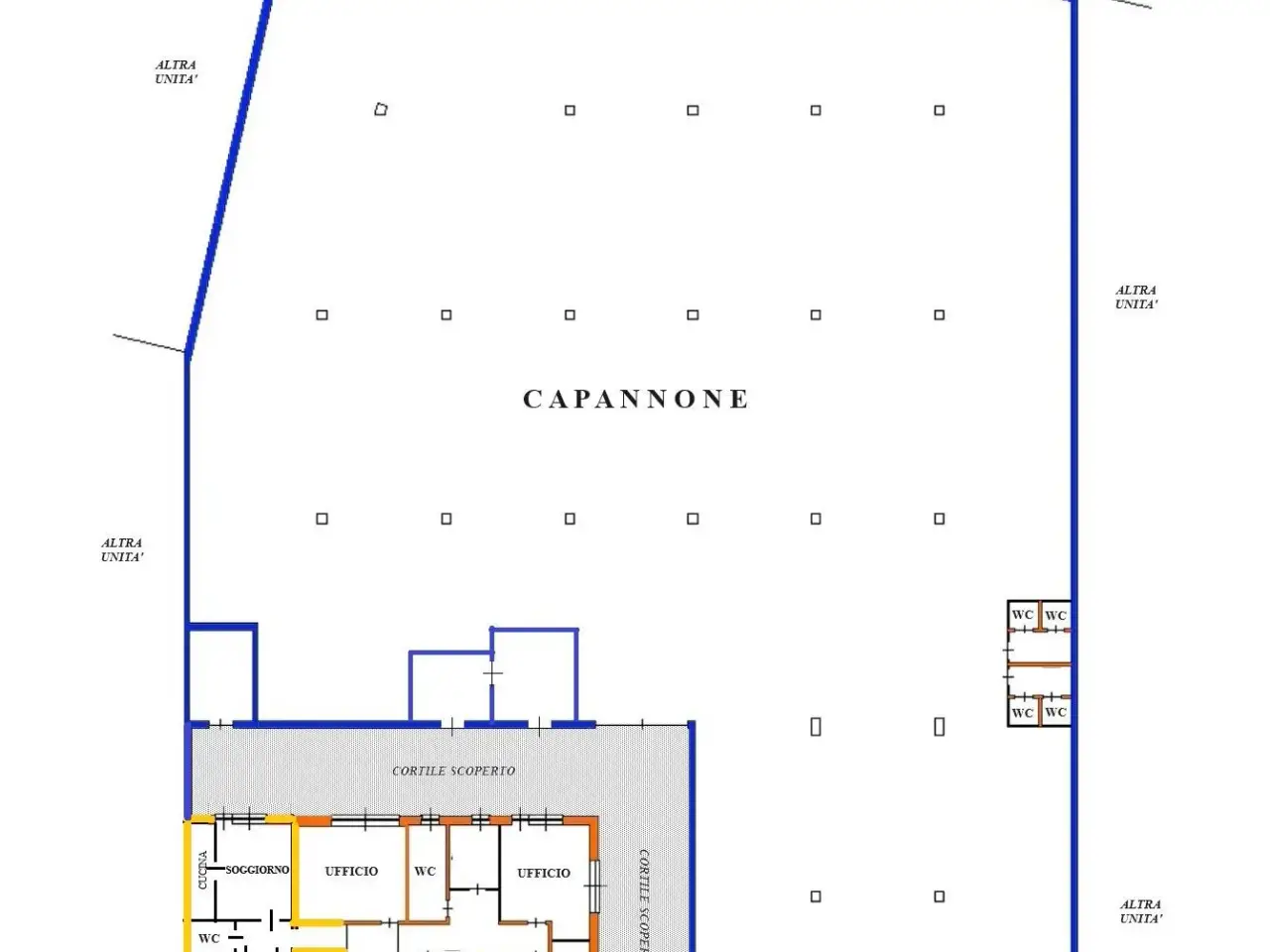 Capannone in Via Sansovino 243/65, Torino, {3} - Planimetria 1