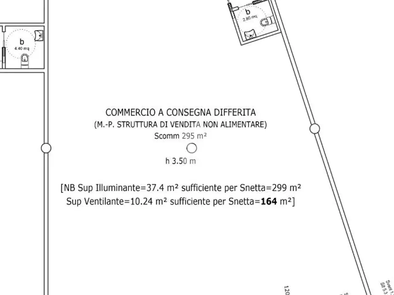 Negozio in Via Ugo La Malfa 8, Imola, {3} - Planimetria 1
