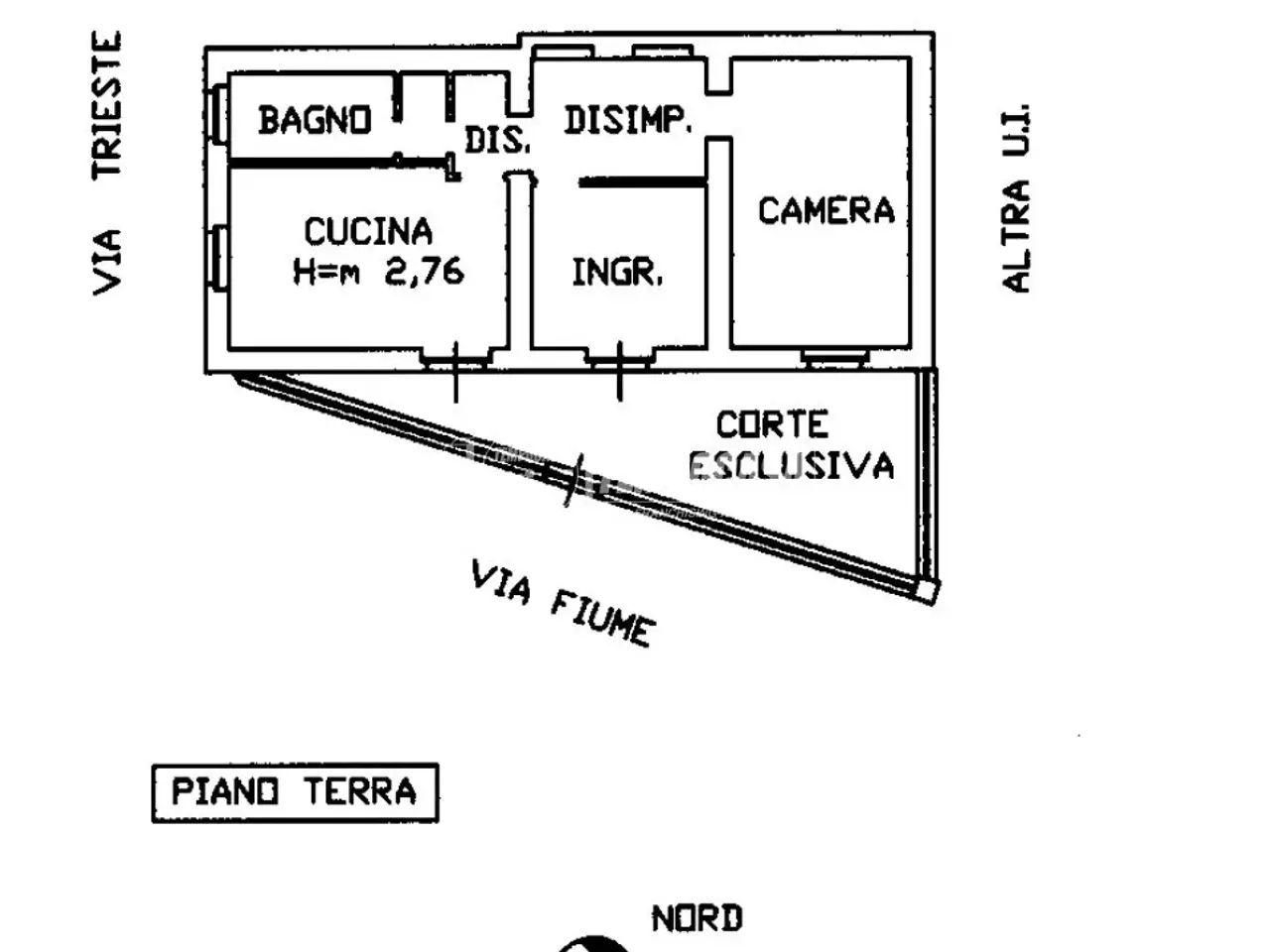 Negozio in Via Gorizia, Casale Monferrato, {3} - Planimetria 1