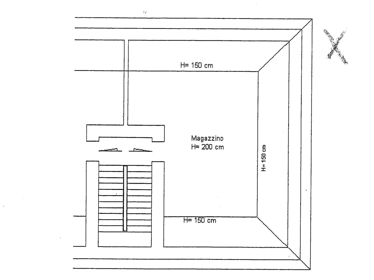 Magazzino in Viale Emilia  26, Catanzaro, {3} - Planimetria 1