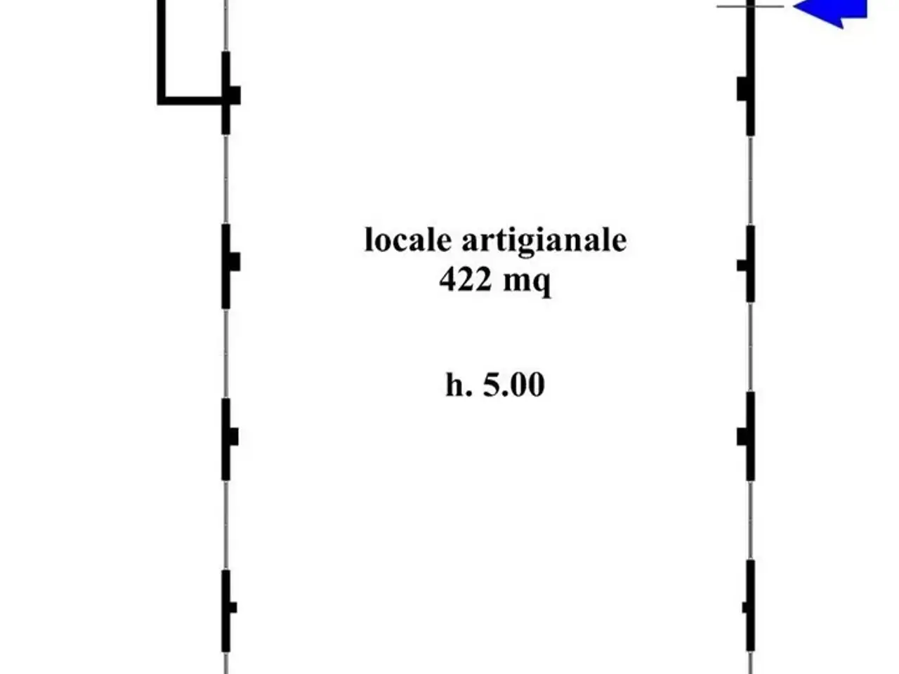 Capannone in , Selargius, {3} - Planimetria 1