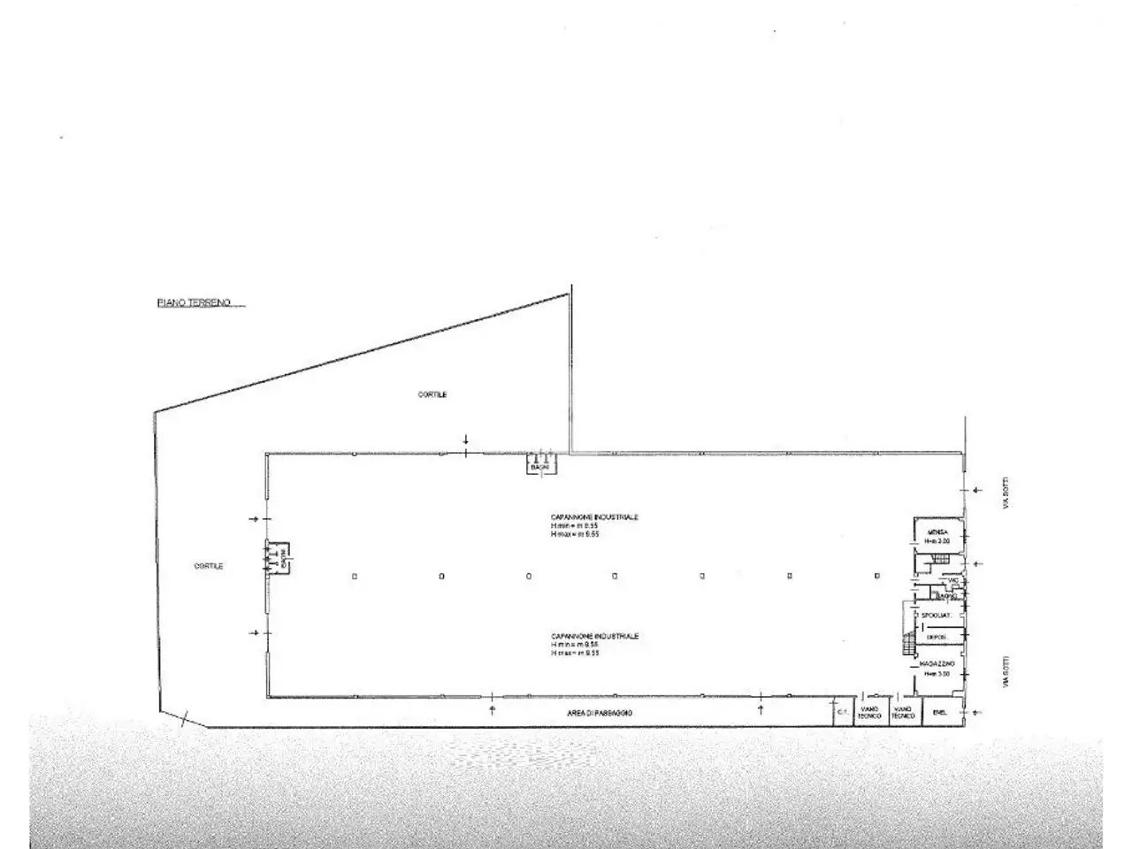 Capannone in Via Vernea, Nichelino, {3} - Planimetria 1