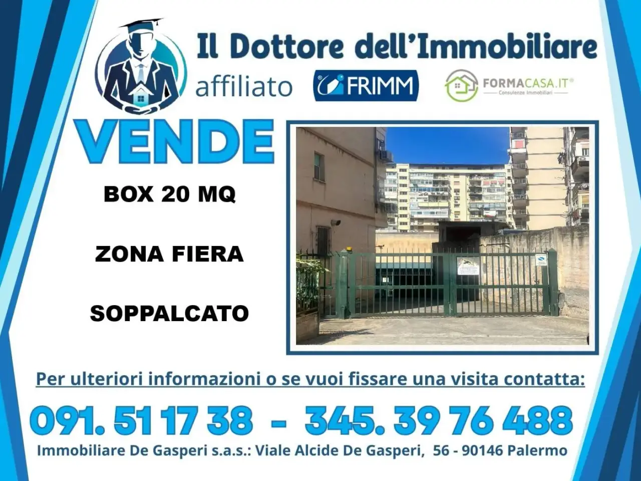 Parcheggio chiuso in Via Castellana Bandiera 8, Palermo, {3} - Foto 1