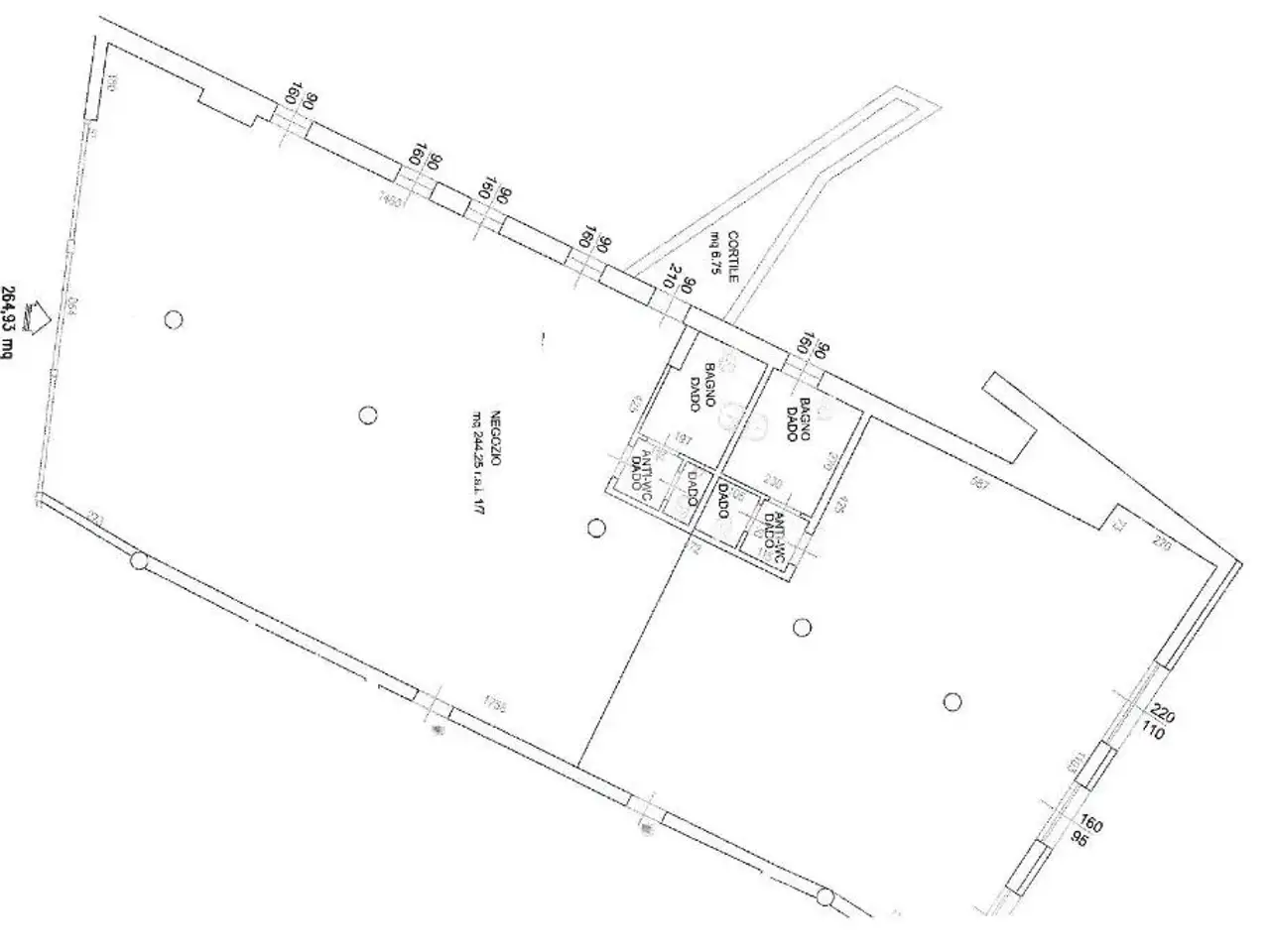 Negozio in Via XX Settembre 5, Carpenedolo, {3} - Planimetria 1