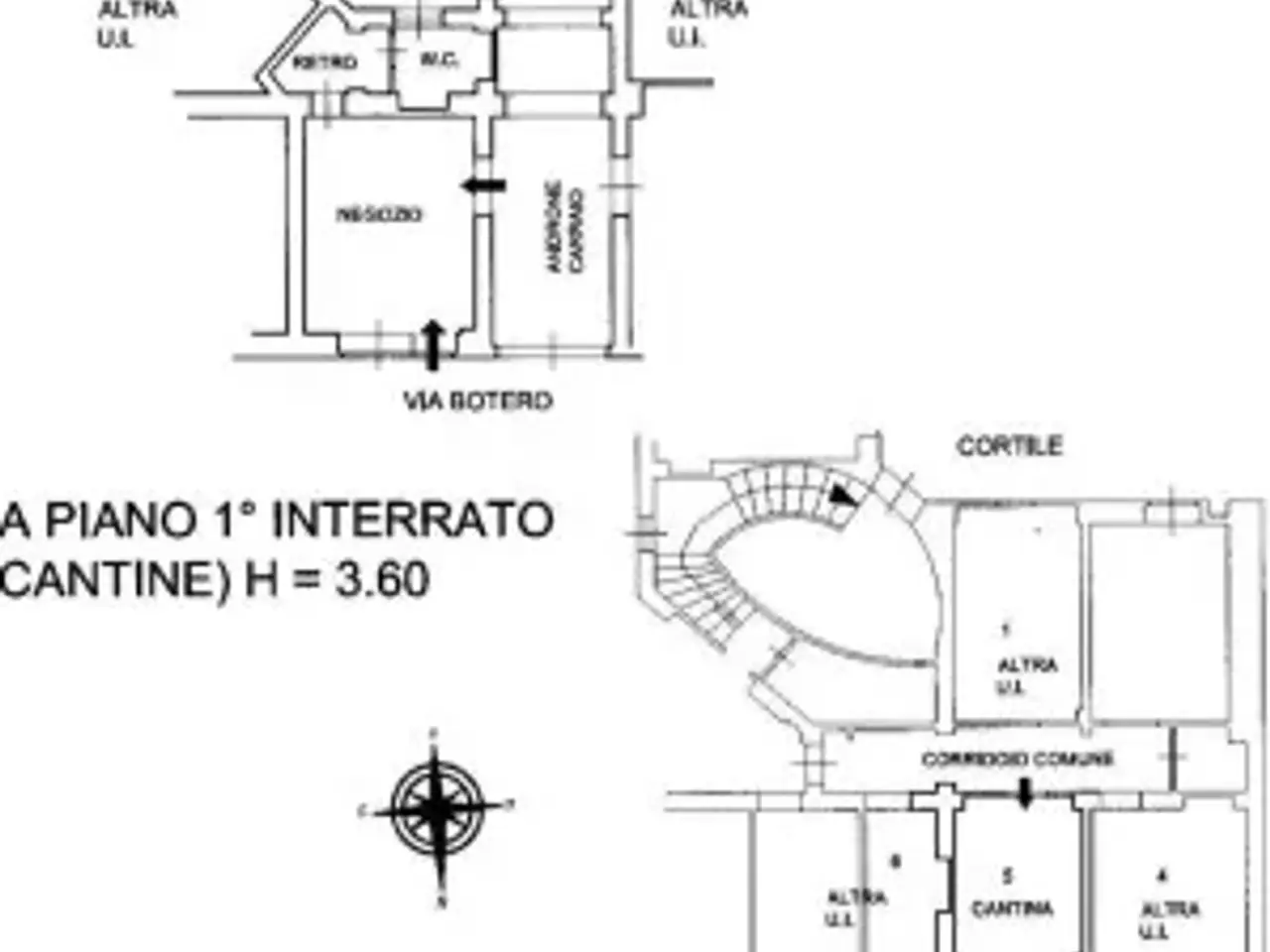 Negozio in Via Giovanni Botero 19, Torino, {3} - Planimetria 1