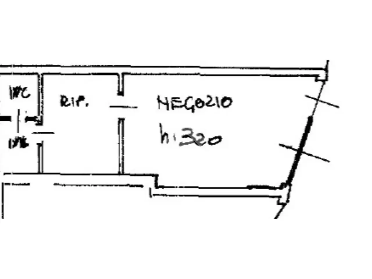 Negozio in Via G. B. Moroni, Gorlago, {3} - Planimetria 1