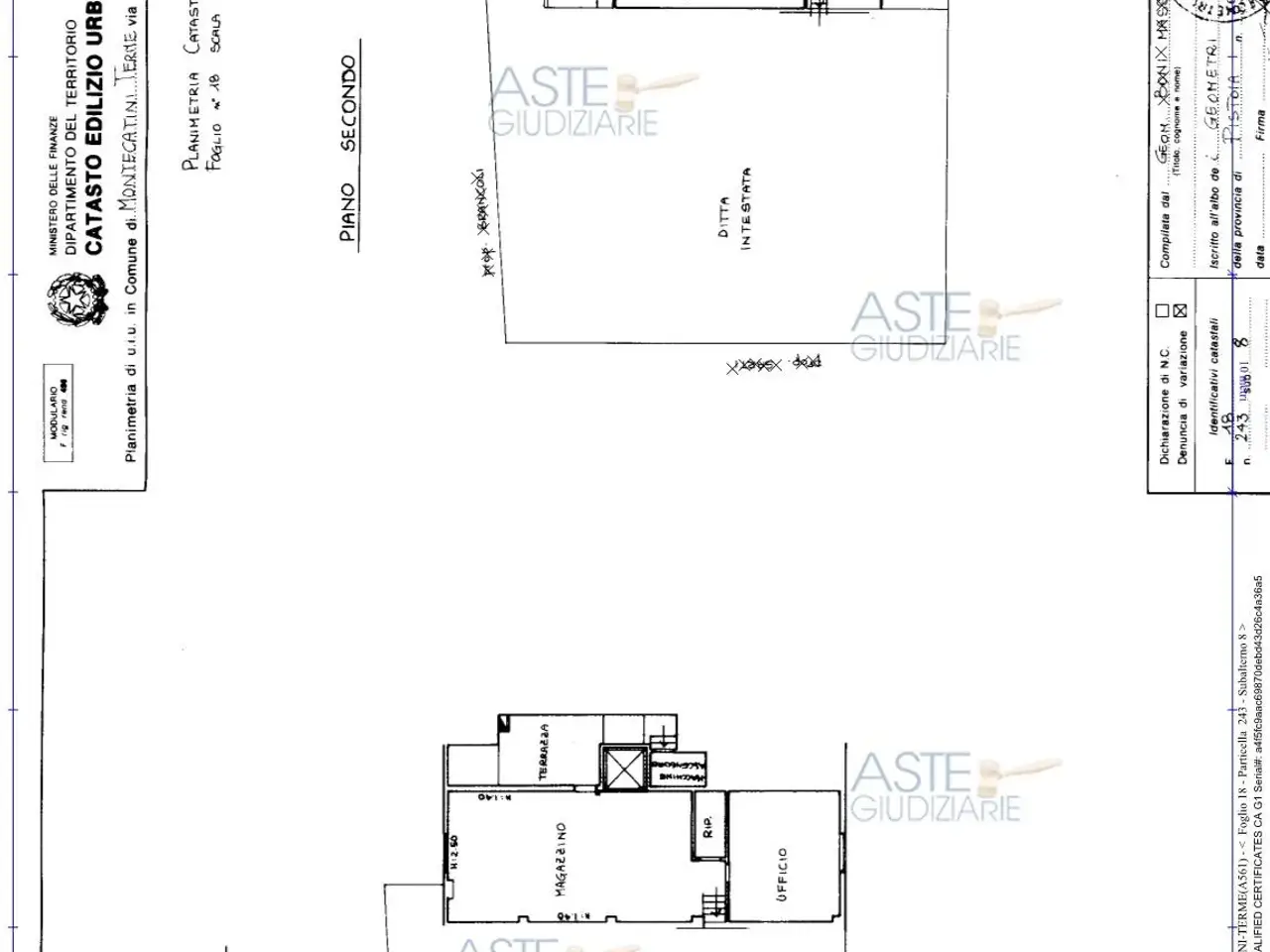 Laboratorio in Via Giuseppe Mazzini, 60/64 66, 51016 Montecatini Terme Pt, Italia 60, Montecatini Terme, {3} - Planimetria 1