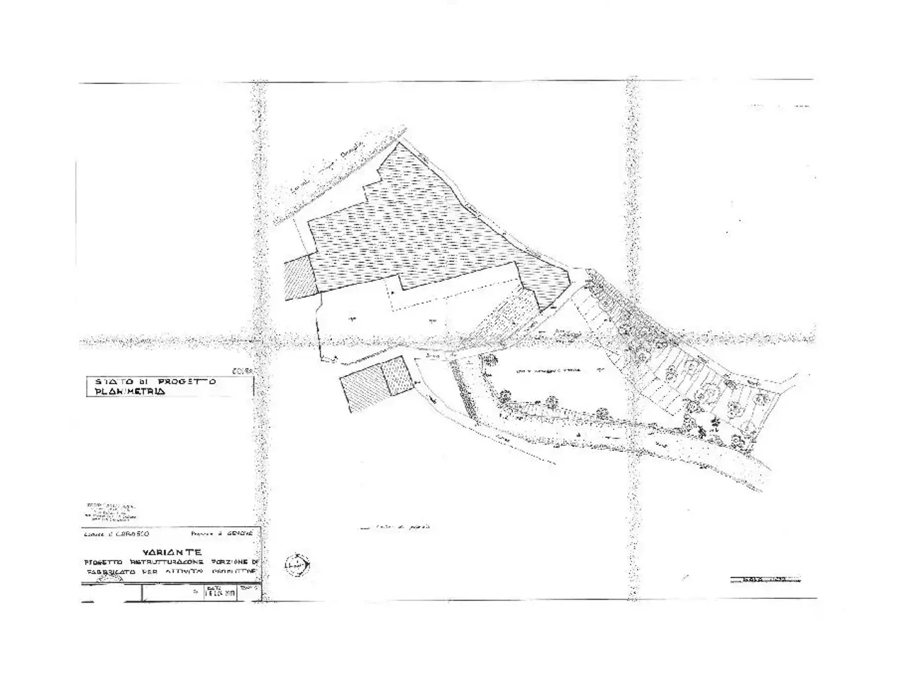 Capannone in Via Giuseppe Garibaldi, Carasco, {3} - Planimetria 1