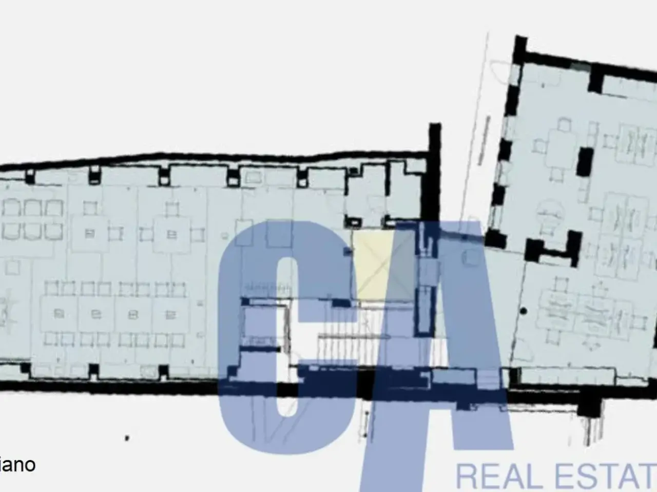 Ufficio in Via Durini, Milano, {3} - Planimetria 1