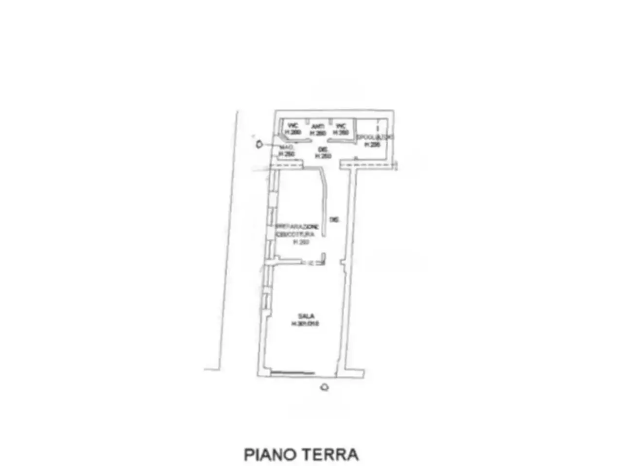 Negozio in Campo San Polo 1500, Venezia, {3} - Planimetria 1