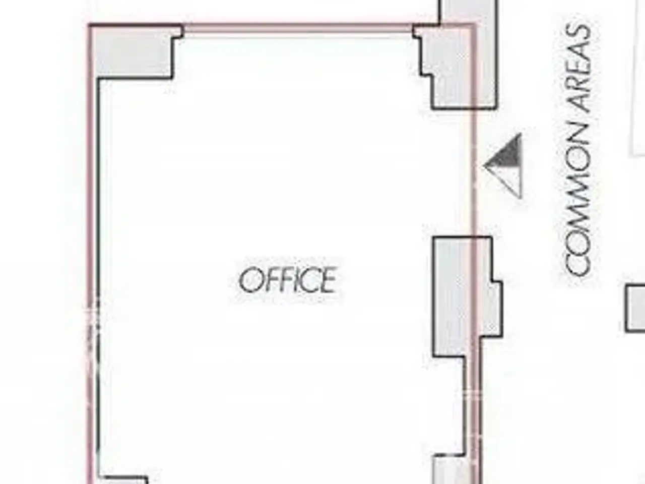 Ufficio in Via Victor Hugo 3, Milano, {3} - Planimetria 1