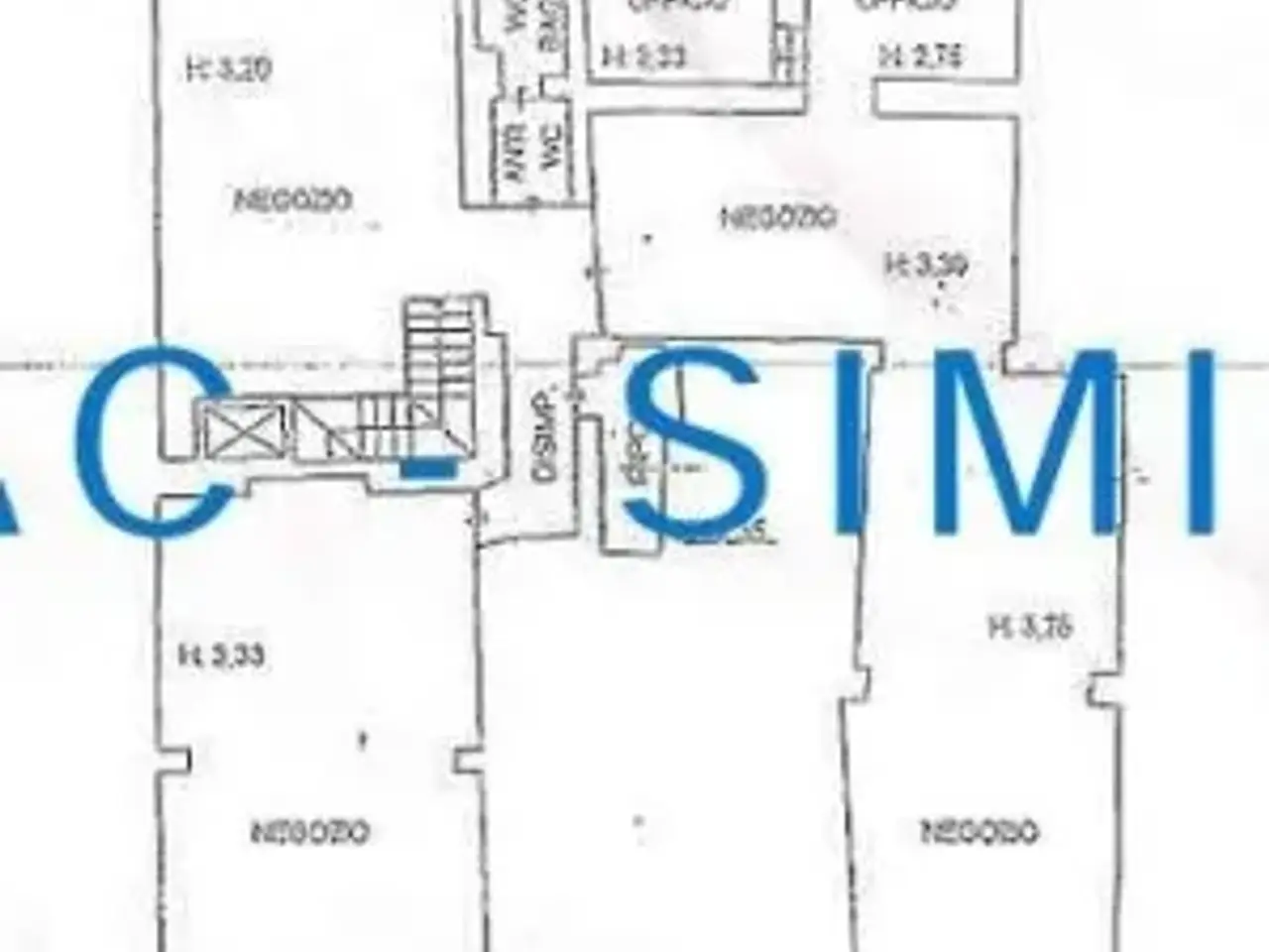 Negozio in Via del Proconsolo 10, Firenze, {3} - Planimetria 1