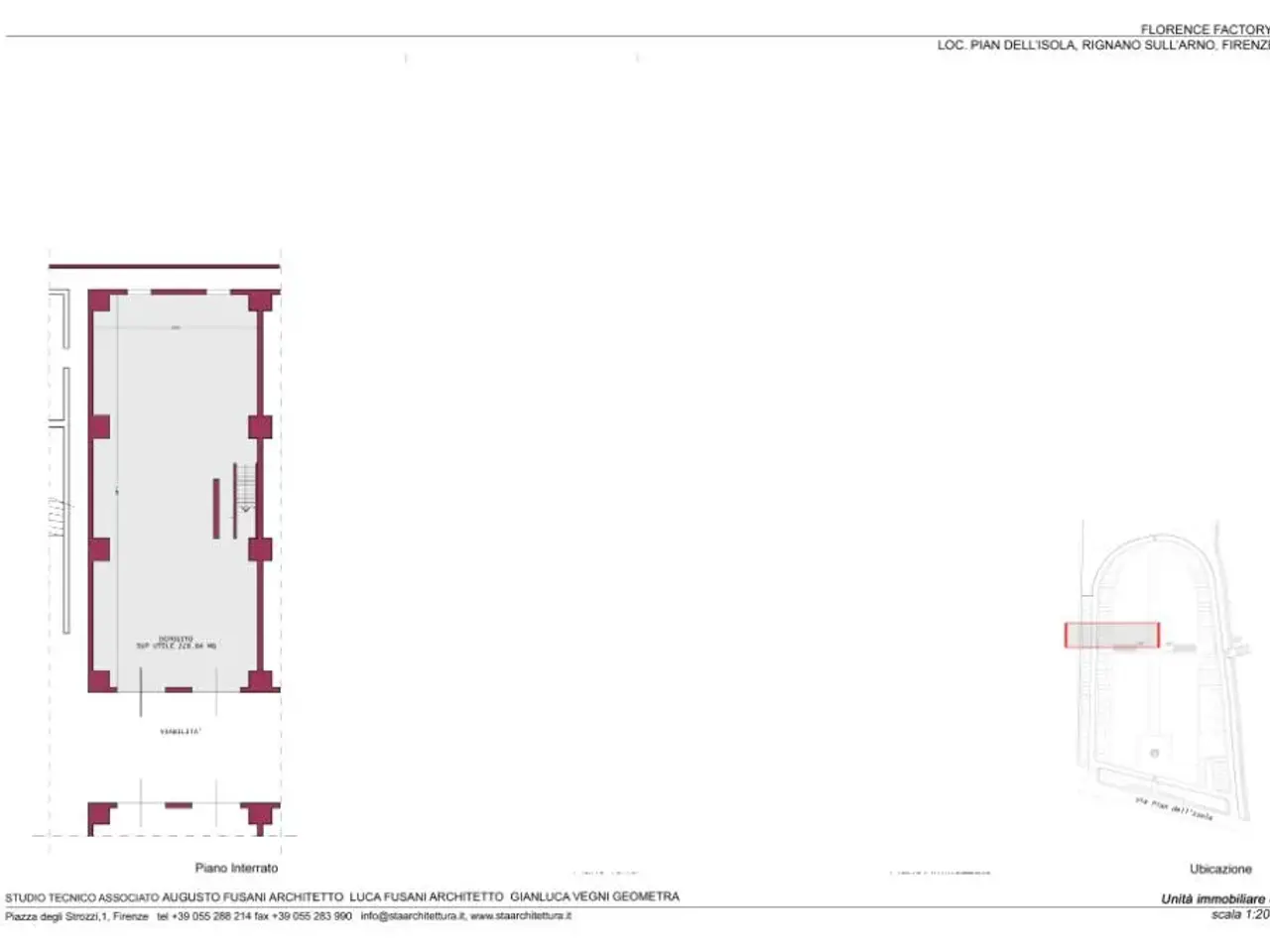 Magazzino in Via Pian dell' Isola 67, Rignano Sull'Arno, {3} - Planimetria 1