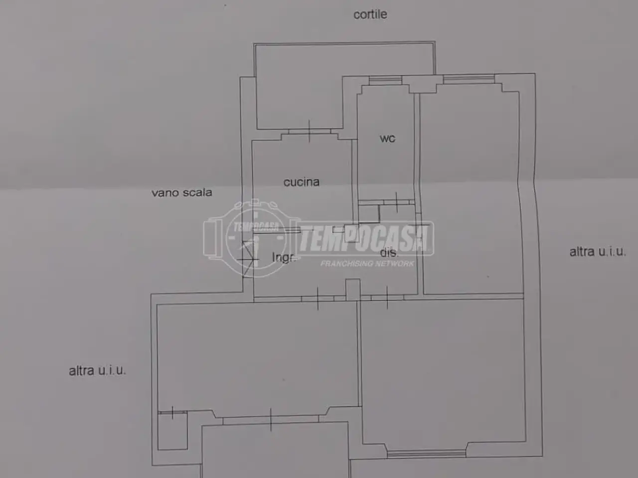 Trilocale in Via Cuba, Messina - Planimetria 1