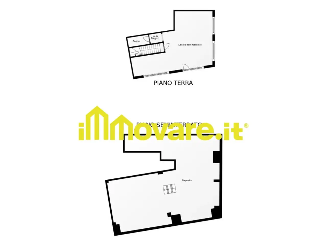 Negozio in Via Enrico Toti, Bari, {3} - Planimetria 1