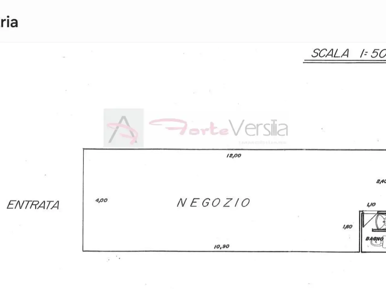 Ufficio in Via Filippo Turati, Massa, {3} - Planimetria 1