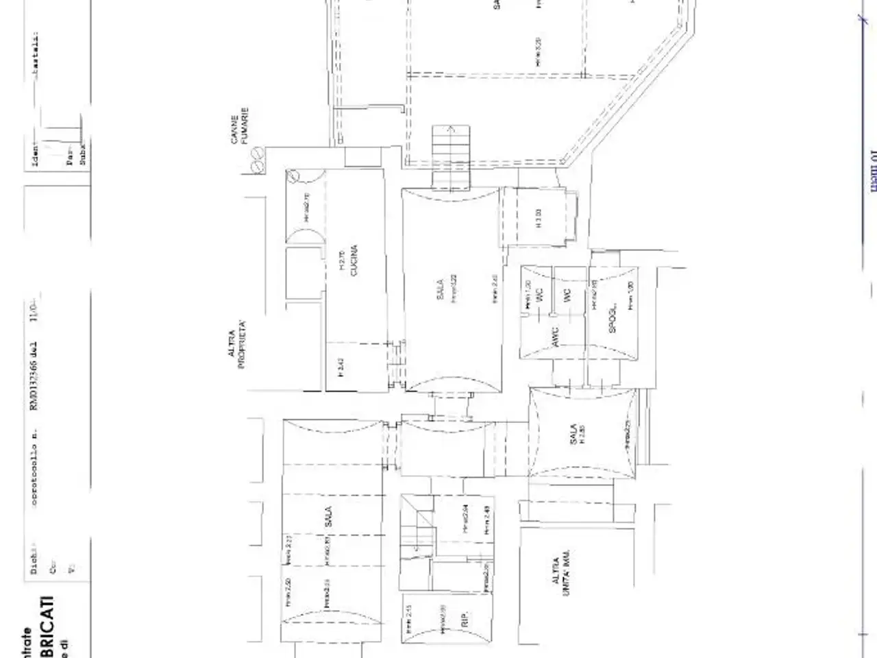 Negozio in Via Federico Cesi 23, Roma, {3} - Planimetria 1