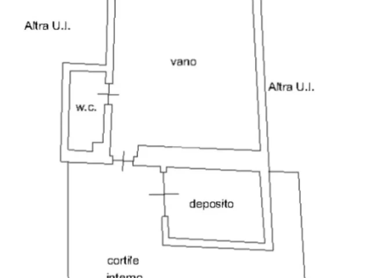 Negozio in Locale Commerciale Borgo San Matteo 9, Lucera, {3} - Planimetria 1