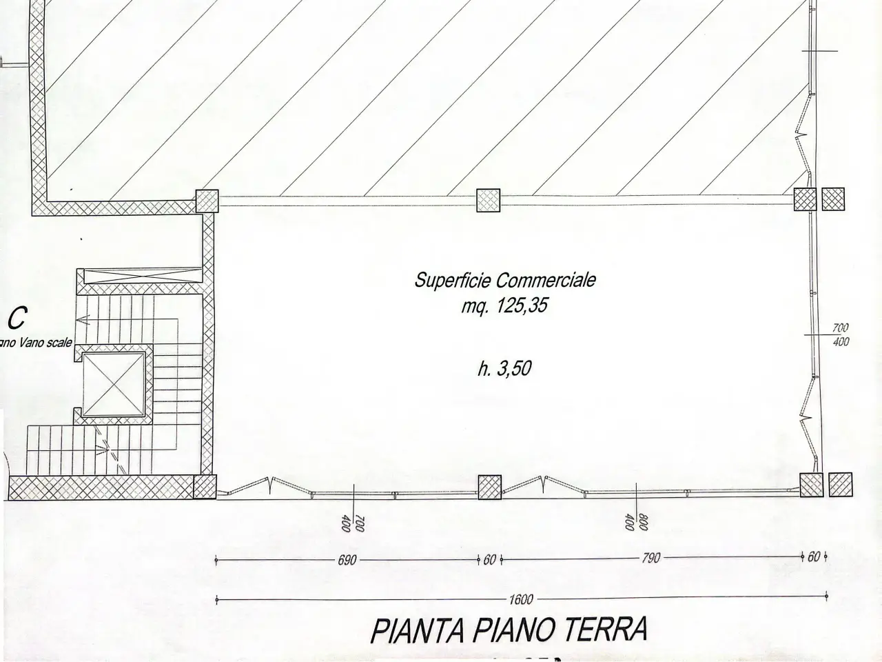 Negozio in Piazza l. Tenco, Jesolo, {3} - Planimetria 1