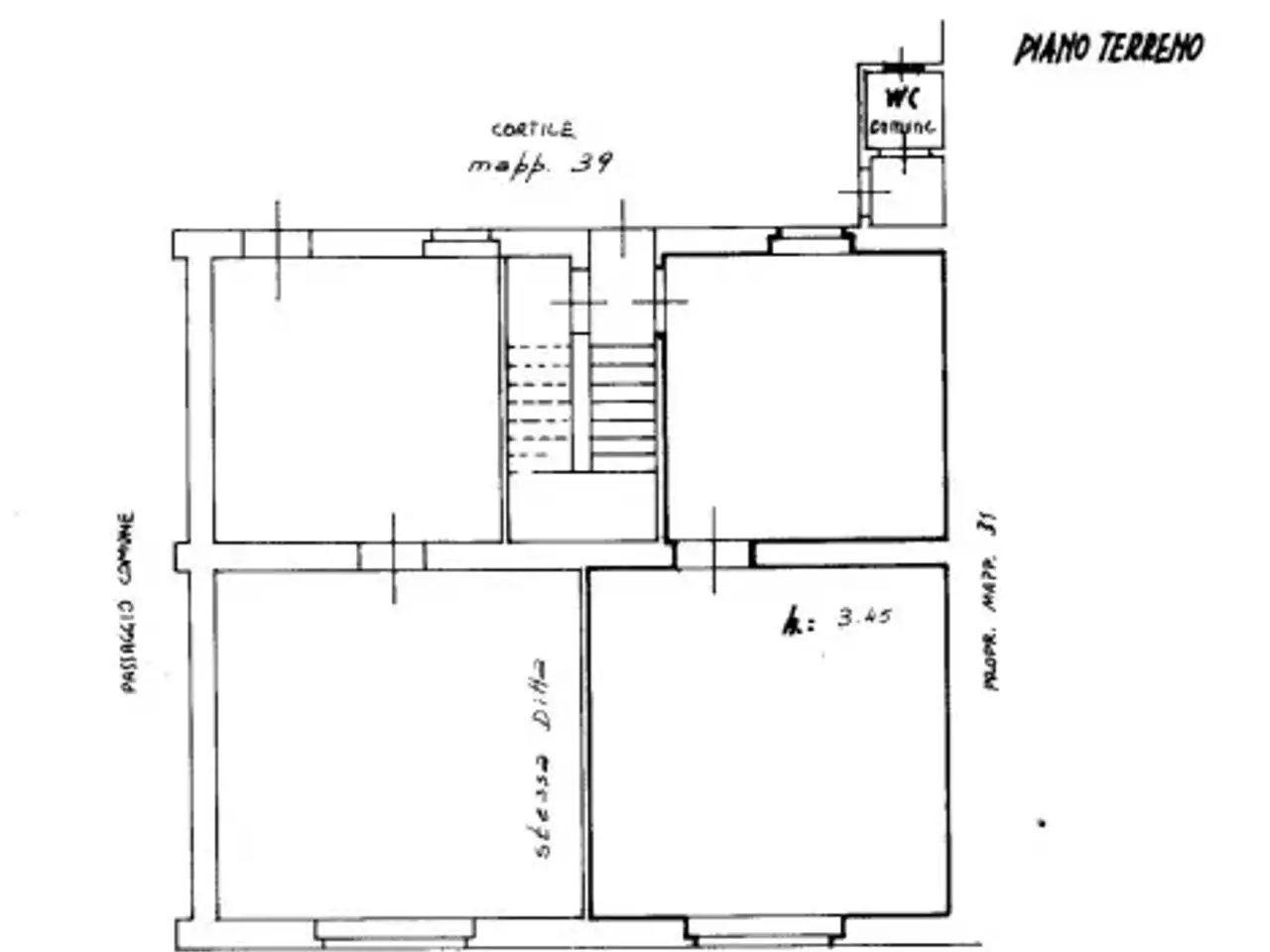 Negozio in Piazza Anita Garibaldi 9, Milano, {3} - Planimetria 1
