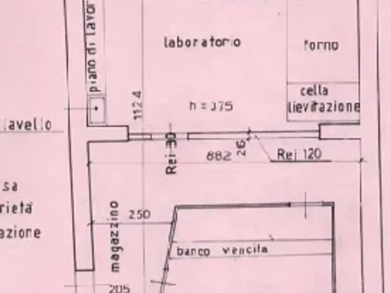 Laboratorio in , Capoliveri, {3} - Planimetria 1
