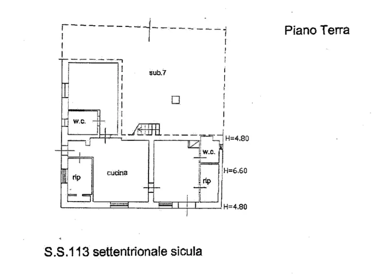 Palazzina commerciale in Strada Statale 113 Snc, Bagheria, {3} - Planimetria 1