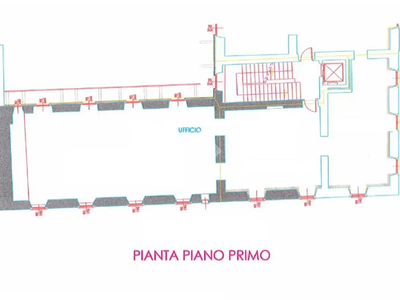 Ufficio in Via Azzone Visconti 16, Lecco, {3} - Planimetria 1
