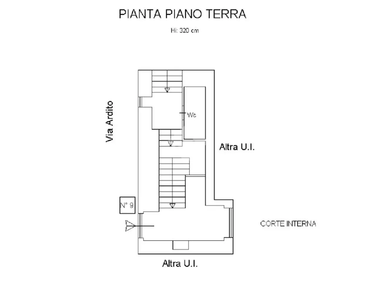Negozio in Locale Commerciale Via Ardito 9, Lucera, {3} - Planimetria 1