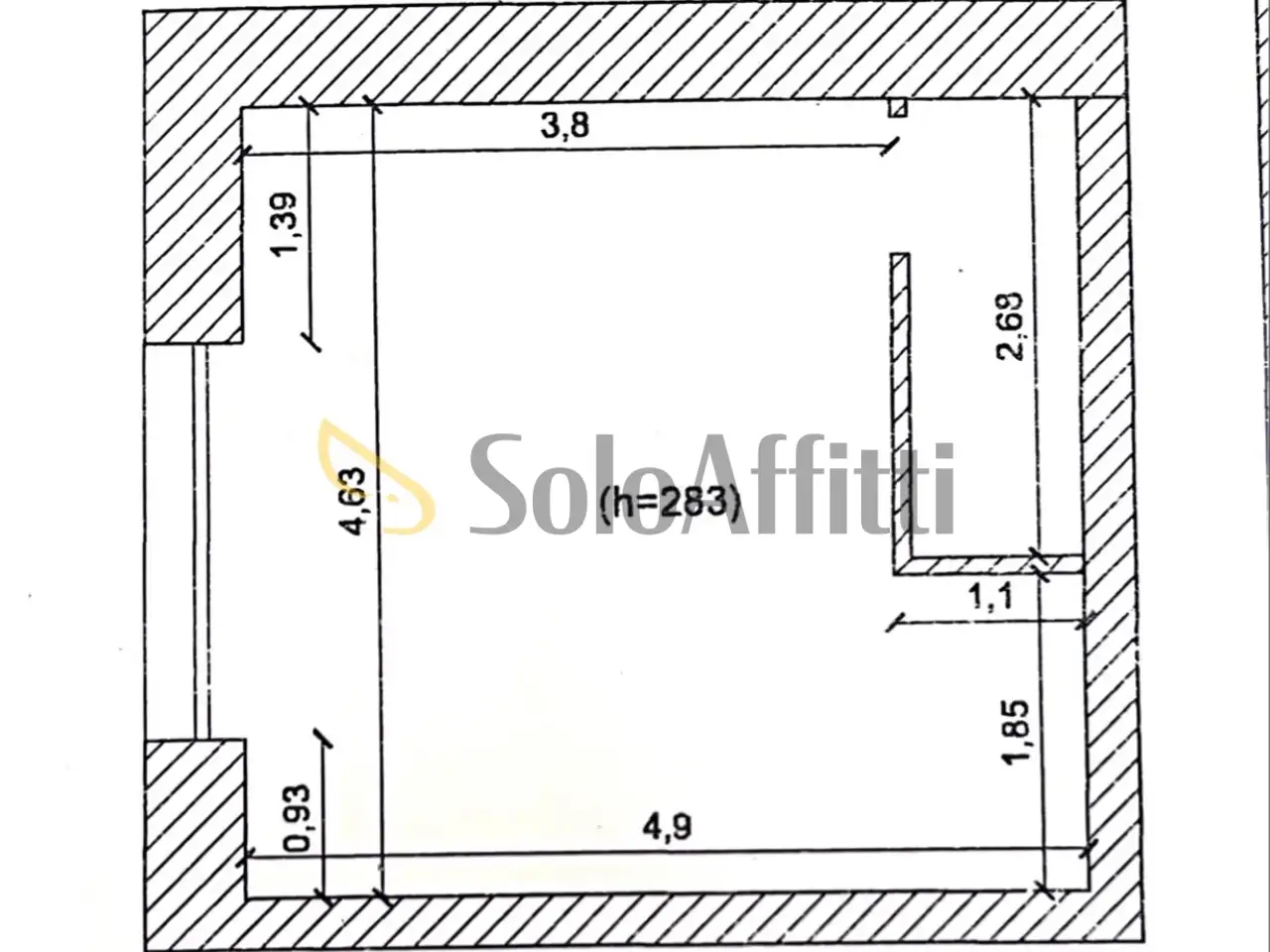 Negozio in Via Capodimonte 30, Napoli, {3} - Planimetria 1