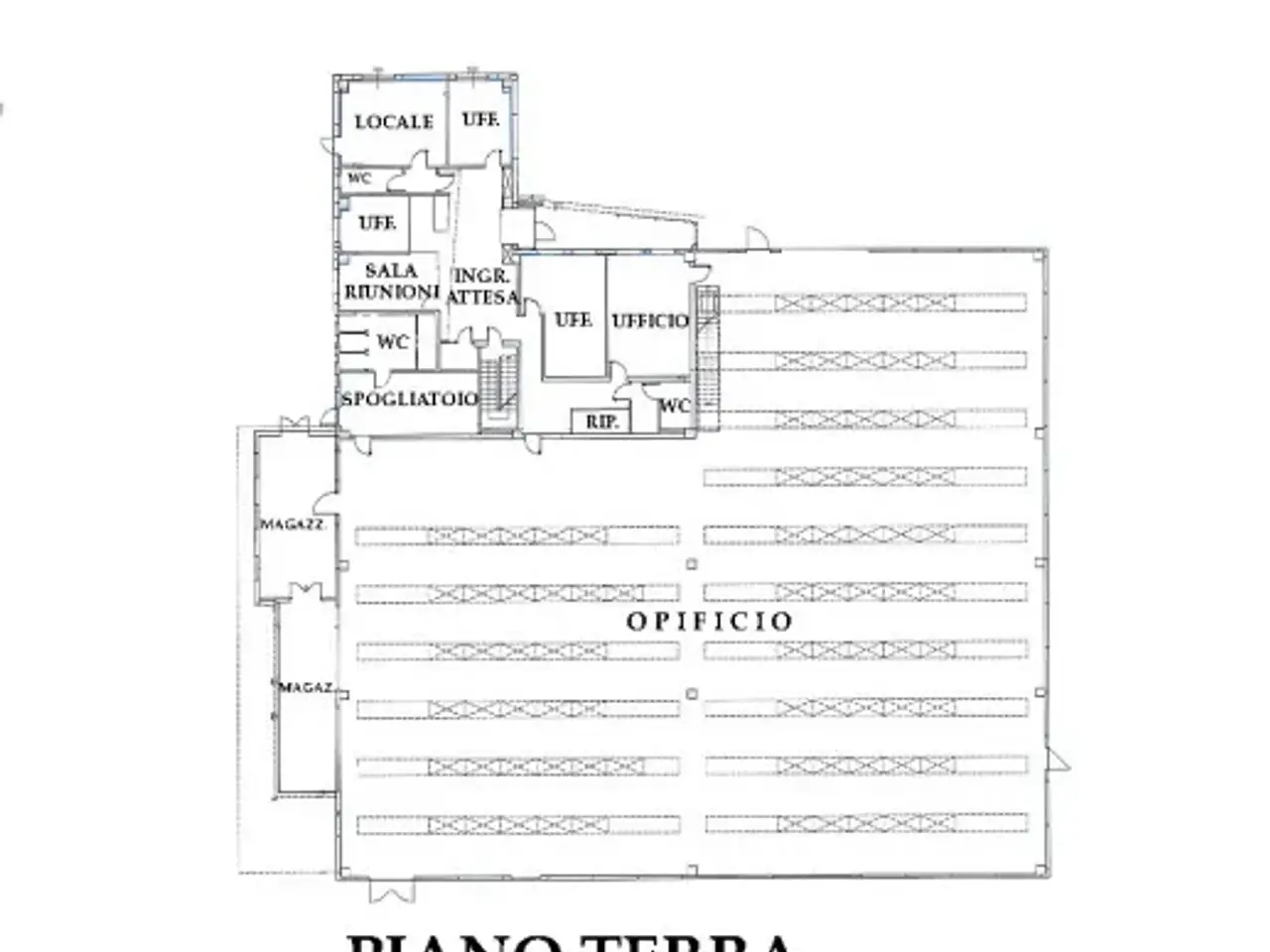 Capannone in Viale Europa, San Giorgio Bigarello, {3} - Planimetria 1