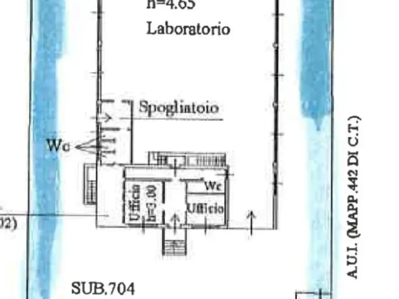 Capannone in Via Francesco Baracca 14, Magnago, {3} - Planimetria 1