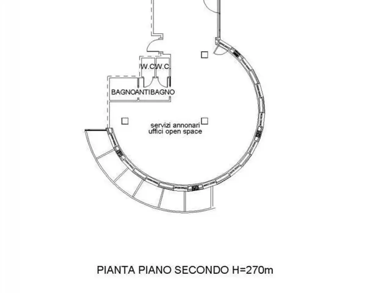 Ufficio in Corso Stati Uniti, Padova, {3} - Planimetria 1