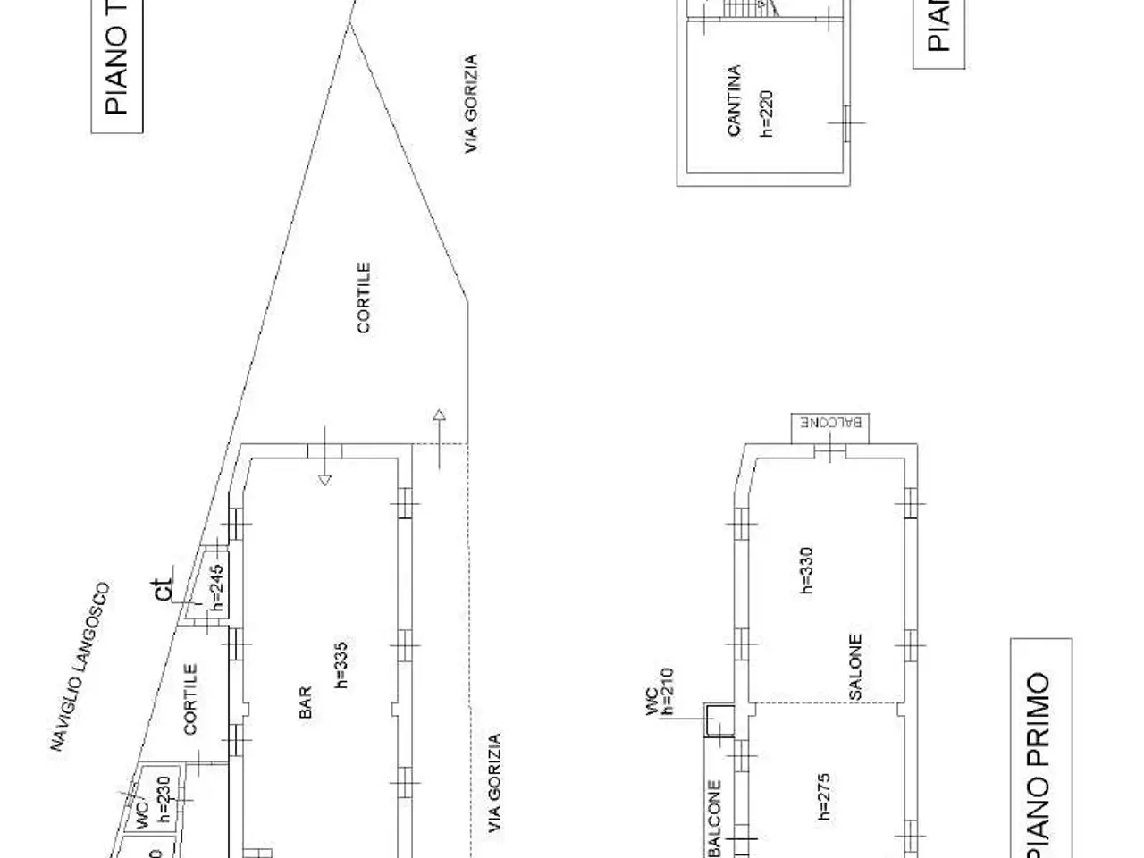 Negozio in Via Gorizia, Cassolnovo, {3} - Planimetria 1