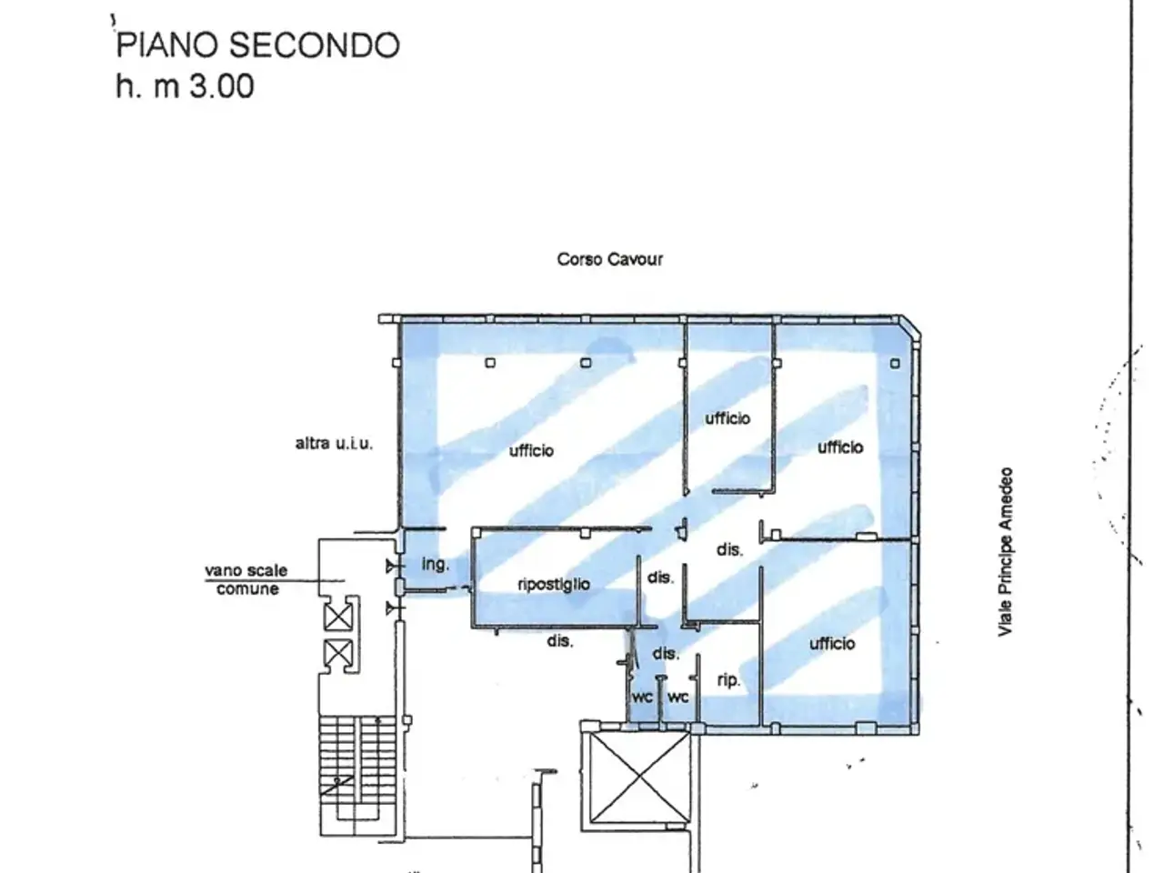 Ufficio in Corso Cavour 97, Bari, {3} - Planimetria 1
