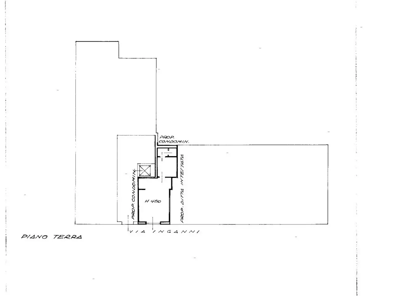 Palazzina commerciale in Via Angelo Inganni 13, Brescia, {3} - Planimetria 1
