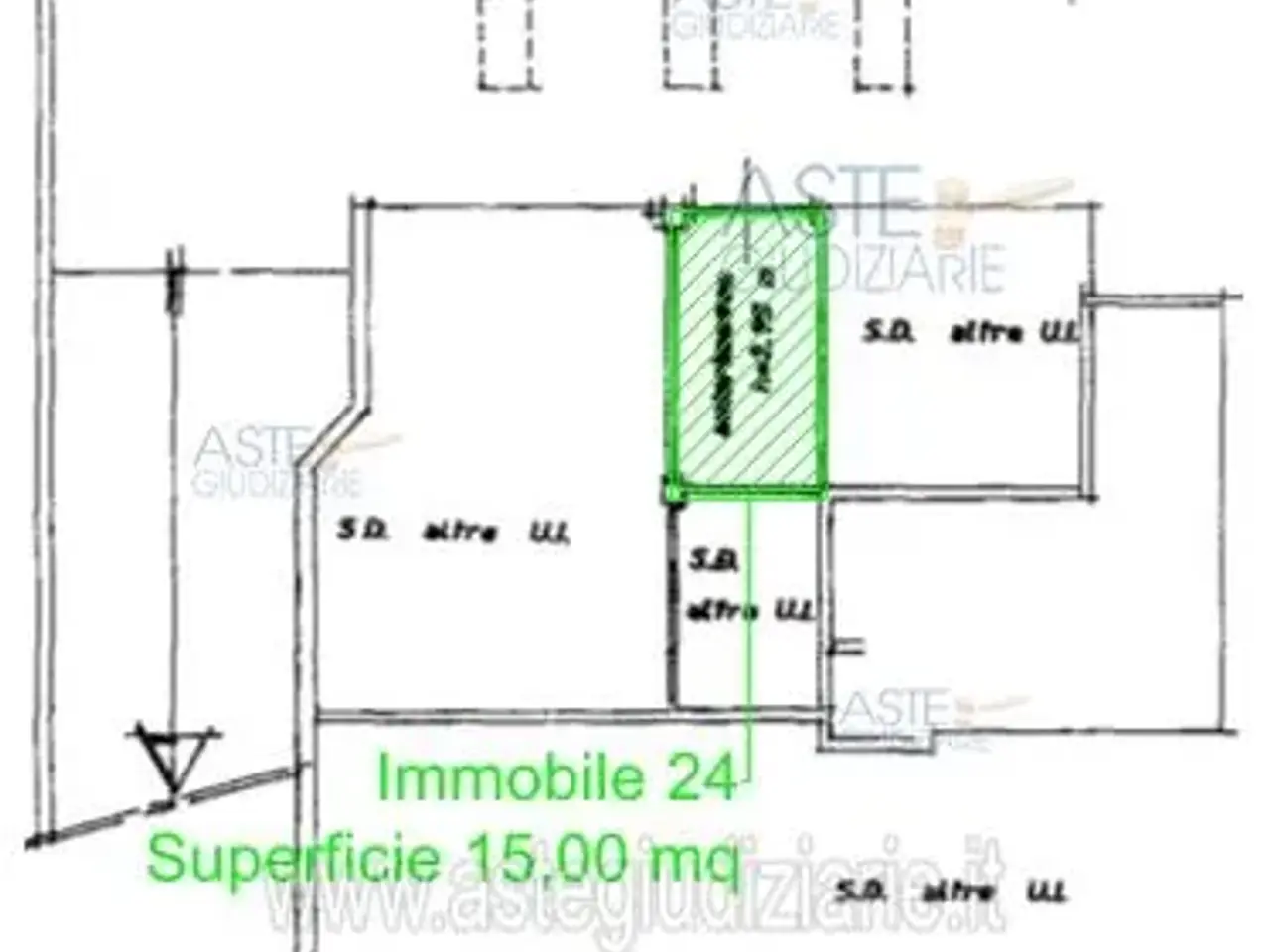 Garage in Via Sandro Pertini, 43, 10034 Chivasso To, Italia 43, Chivasso, {3} - Planimetria 1