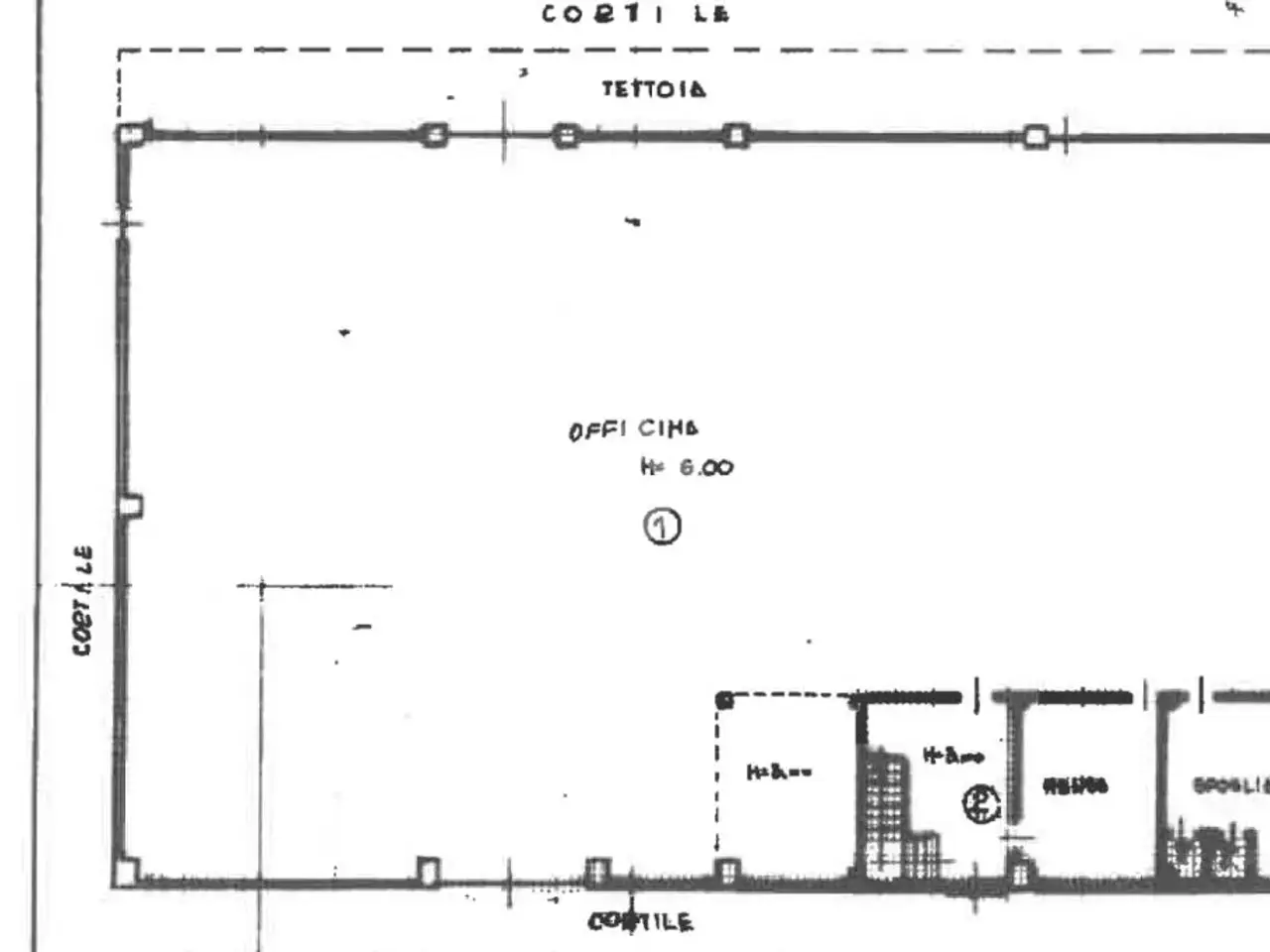 Capannone in Via Cagliari 11, Rivoli, {3} - Planimetria 1