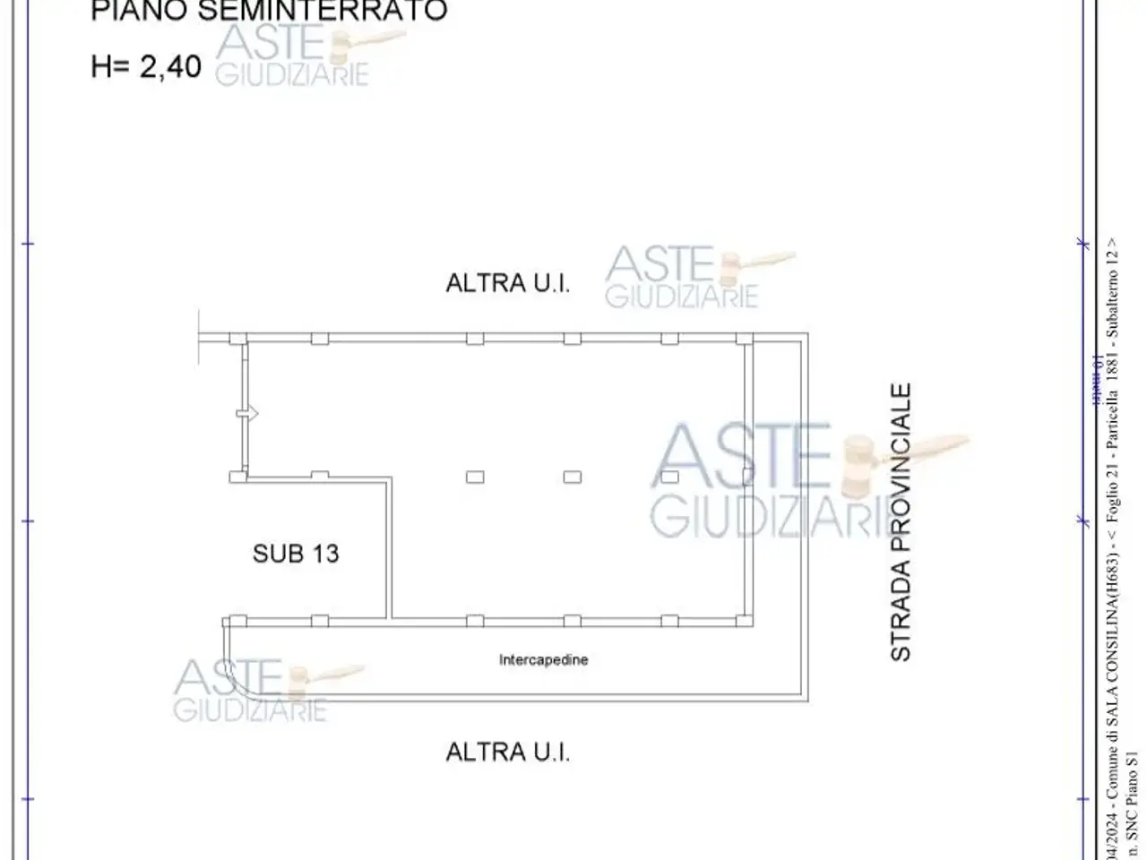 Deposito in Via Provinciale del Corticato, Sala Consilina, {3} - Planimetria 1