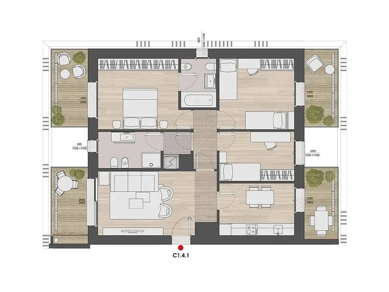 Quadrilocale in Via Giovanni Battista Piranesi 38, Milano - Planimetria 1