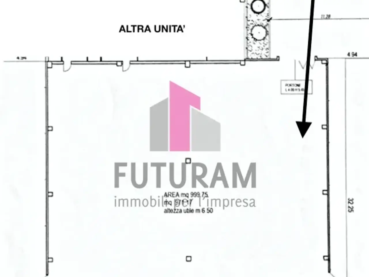 Capannone in Via Pelosa, Selvazzano Dentro, {3} - Planimetria 1
