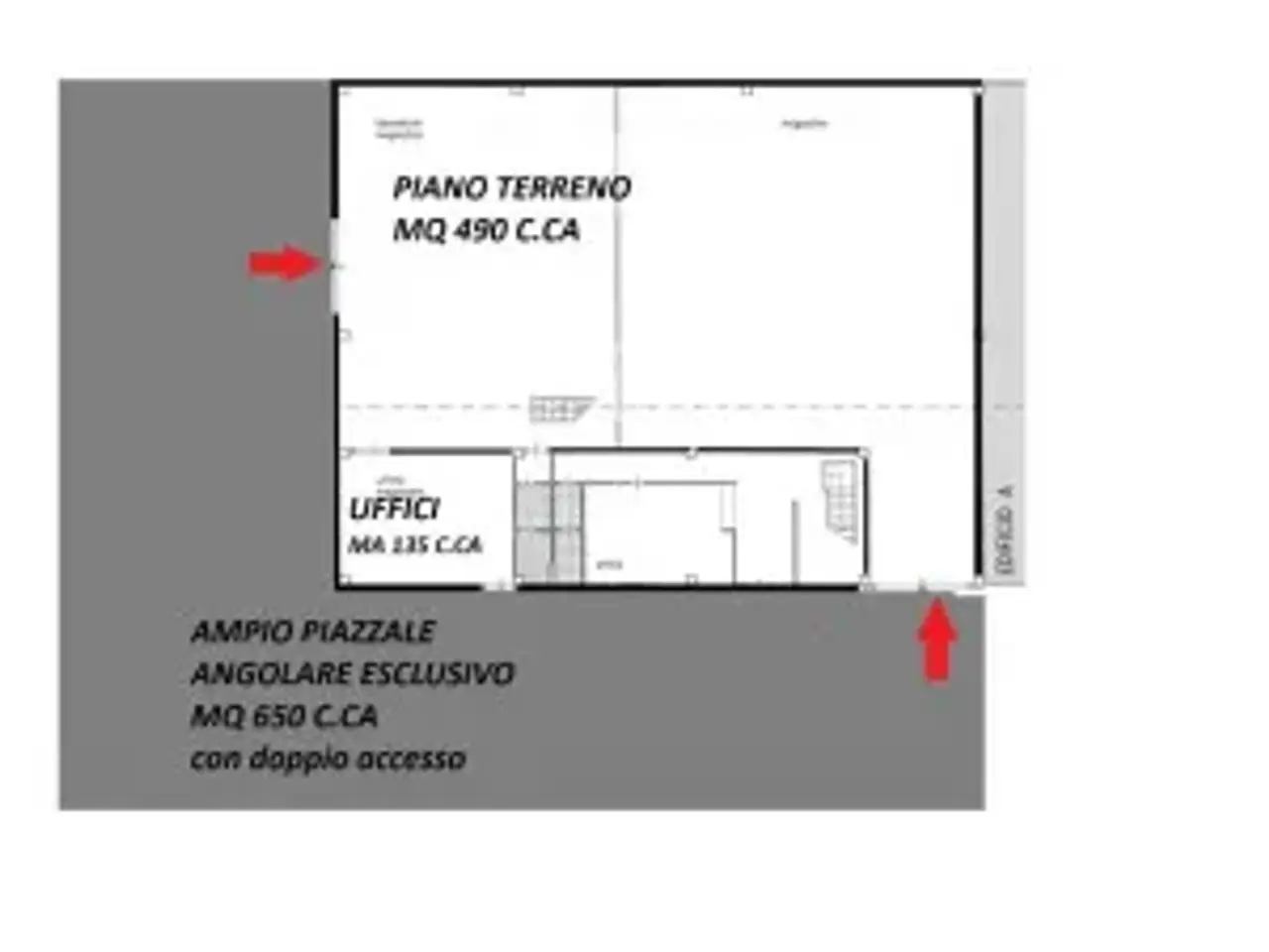 Capannone in Via Giovanni Amendola, Signa, {3} - Planimetria 1