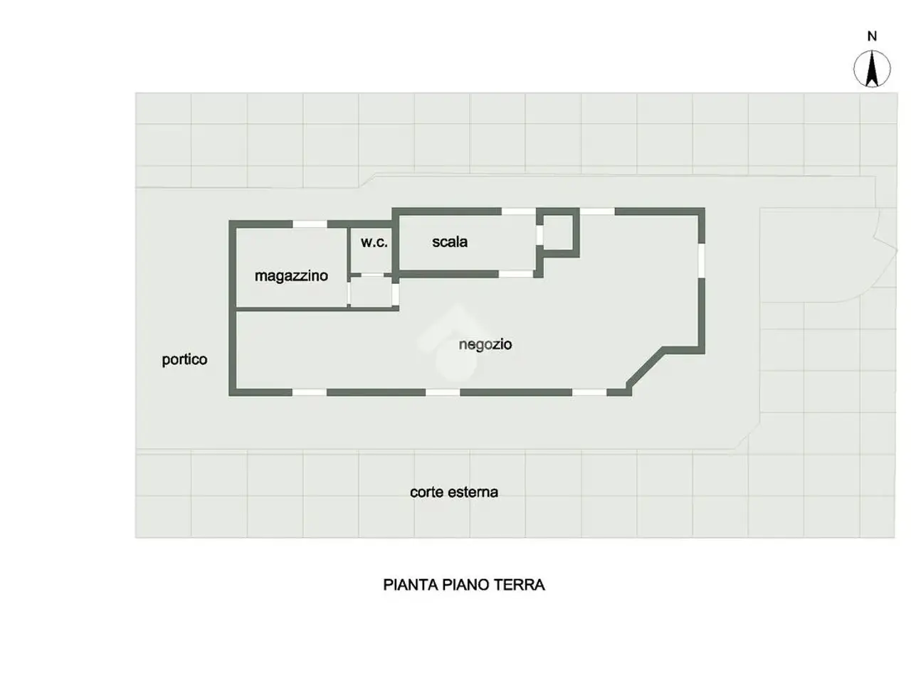 Palazzina commerciale in Via Gabriele d' Annunzio, Sant'Omero, {3} - Planimetria 1