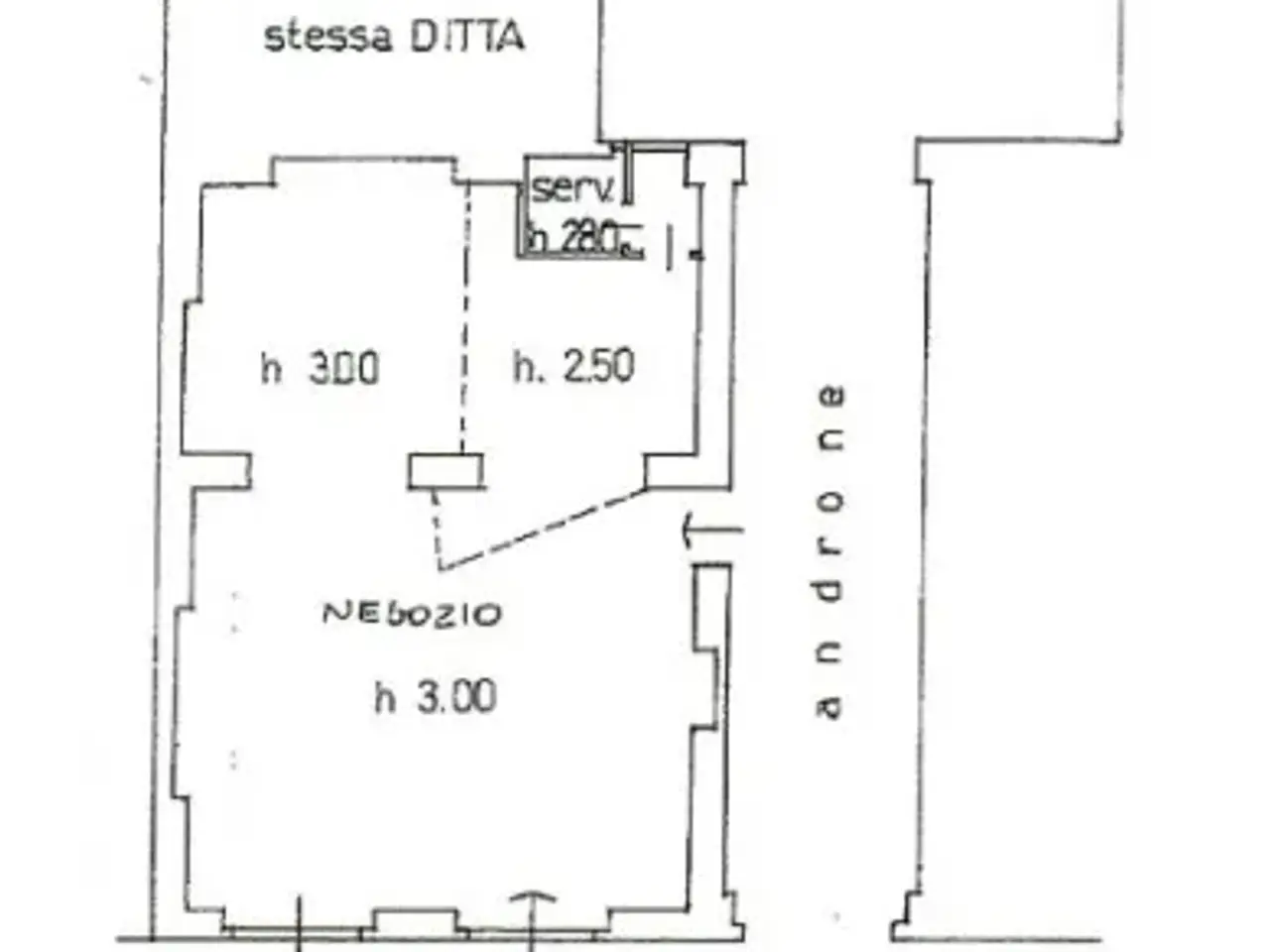 Negozio in Via Carlo Cattaneo 71, Lecco, {3} - Planimetria 1