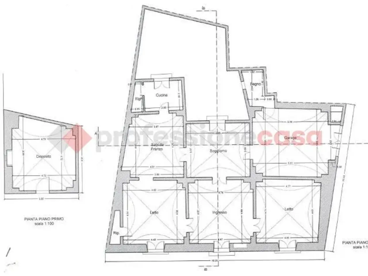 Ufficio in Via Mazzini 27, Manduria, {3} - Planimetria 1