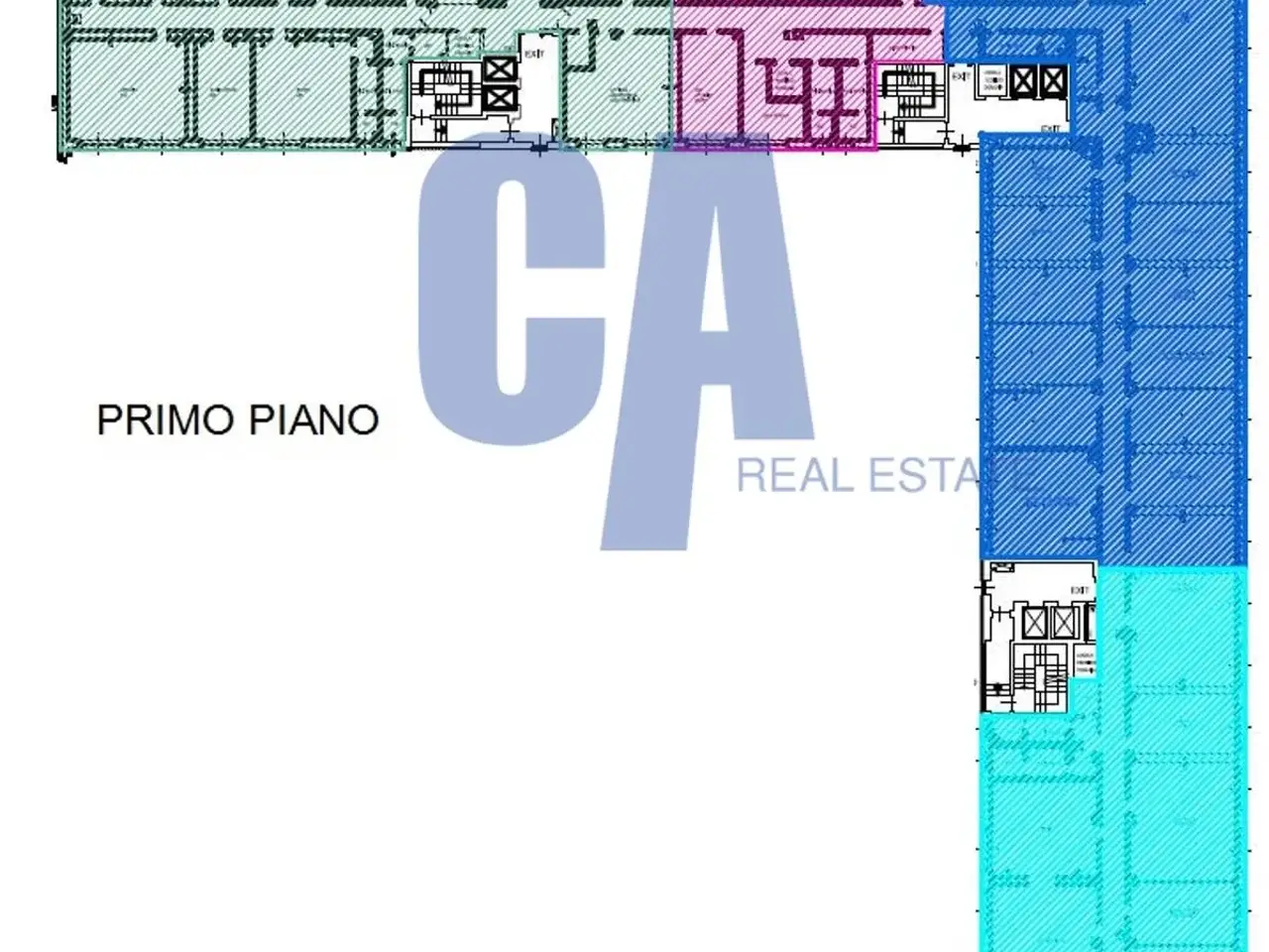 Ufficio in Via Roma, Segrate, {3} - Planimetria 1