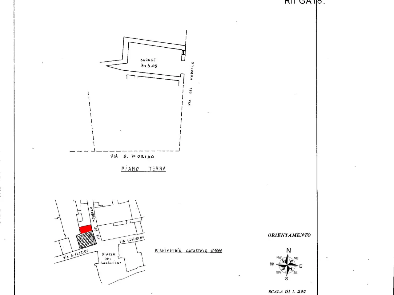 Garage in Via del Modello, Snc, Citta' Di Castello, {3} - Planimetria 1
