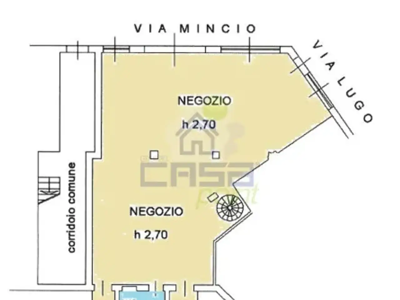 Negozio in Via Lugo 16/B, Cremona, {3} - Planimetria 1