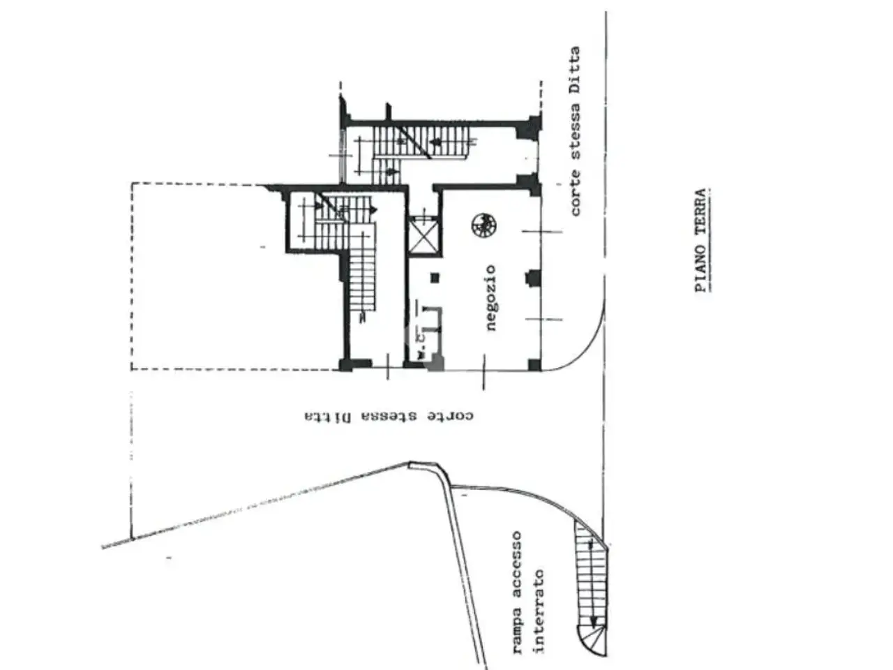 Negozio in Via Alcide De Gasperi 5, Assisi, {3} - Planimetria 1