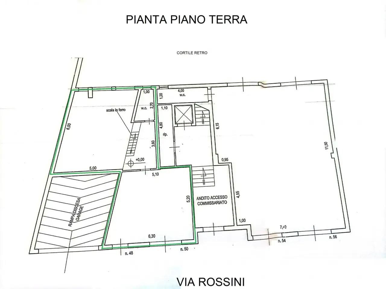 Ufficio in Via Rossini, 48, Andria, {3} - Planimetria 1