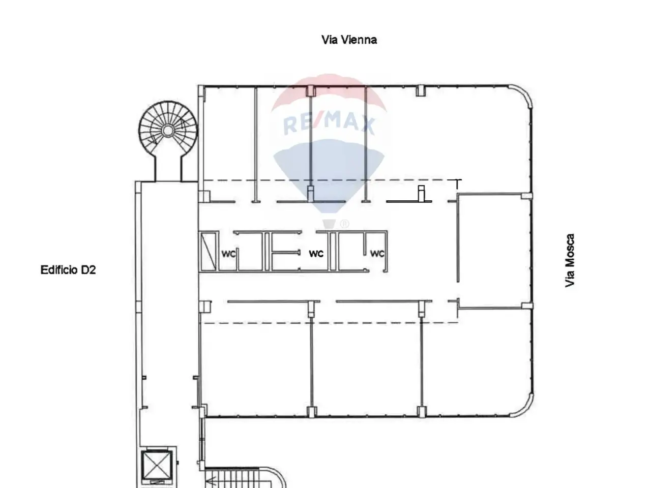 Ufficio in Via Mosca 45, Roma, {3} - Planimetria 1